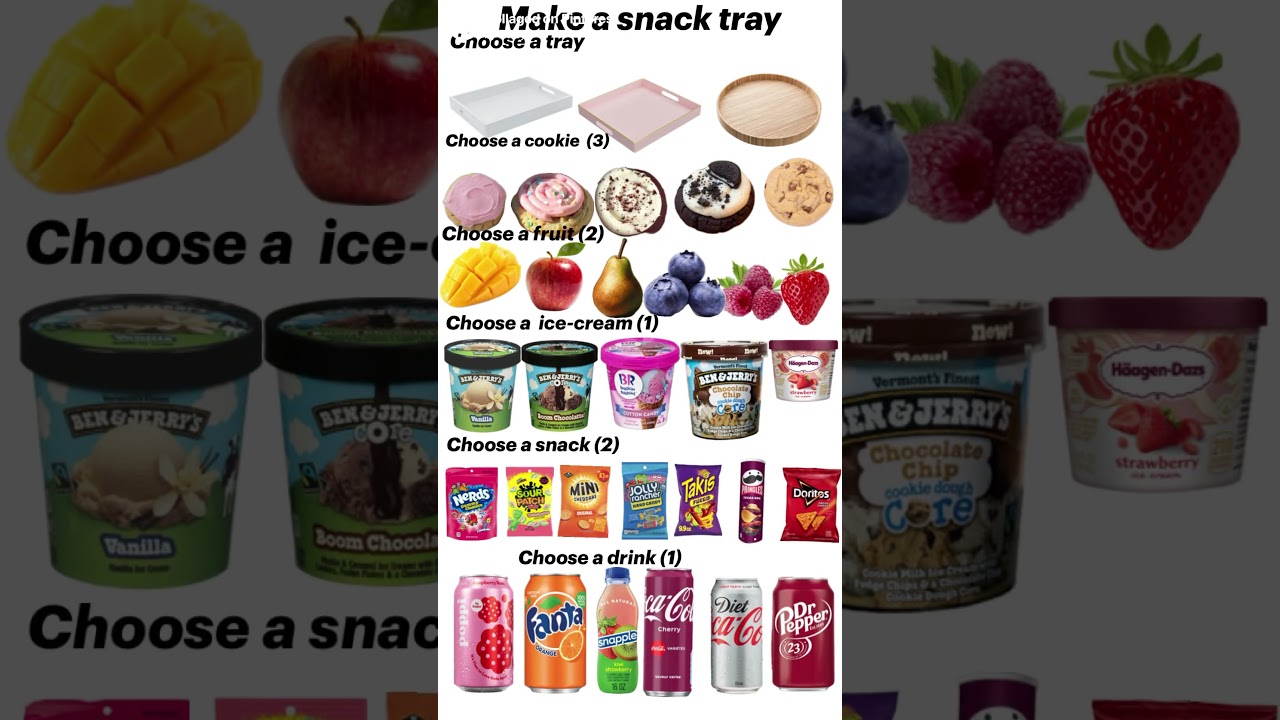 make your own snack tray! comment below your choices! #preppy #fyp #food #snacks