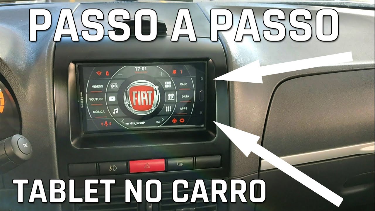 COMO INSTALAR TABLET NO CARRO COMO CENTRAL MULTIMÍDIA - A MELHOR EXPLICAÇÃO DO YOUTUBE