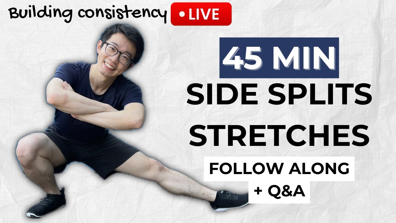 Work on your Hip and Lower Body Mobility and Middle Splits! Follow Along Workout