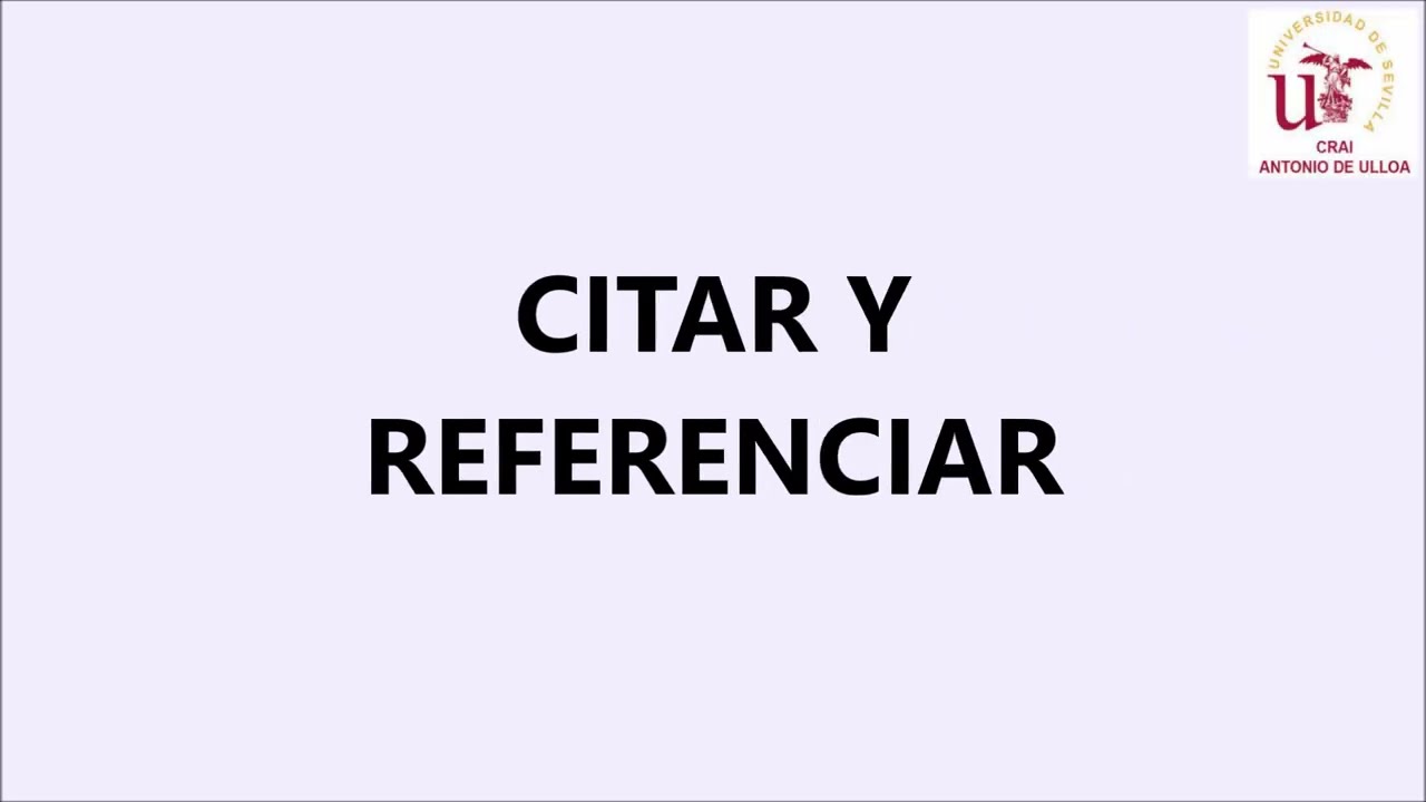 Fundamentos básicos de citas y referencias