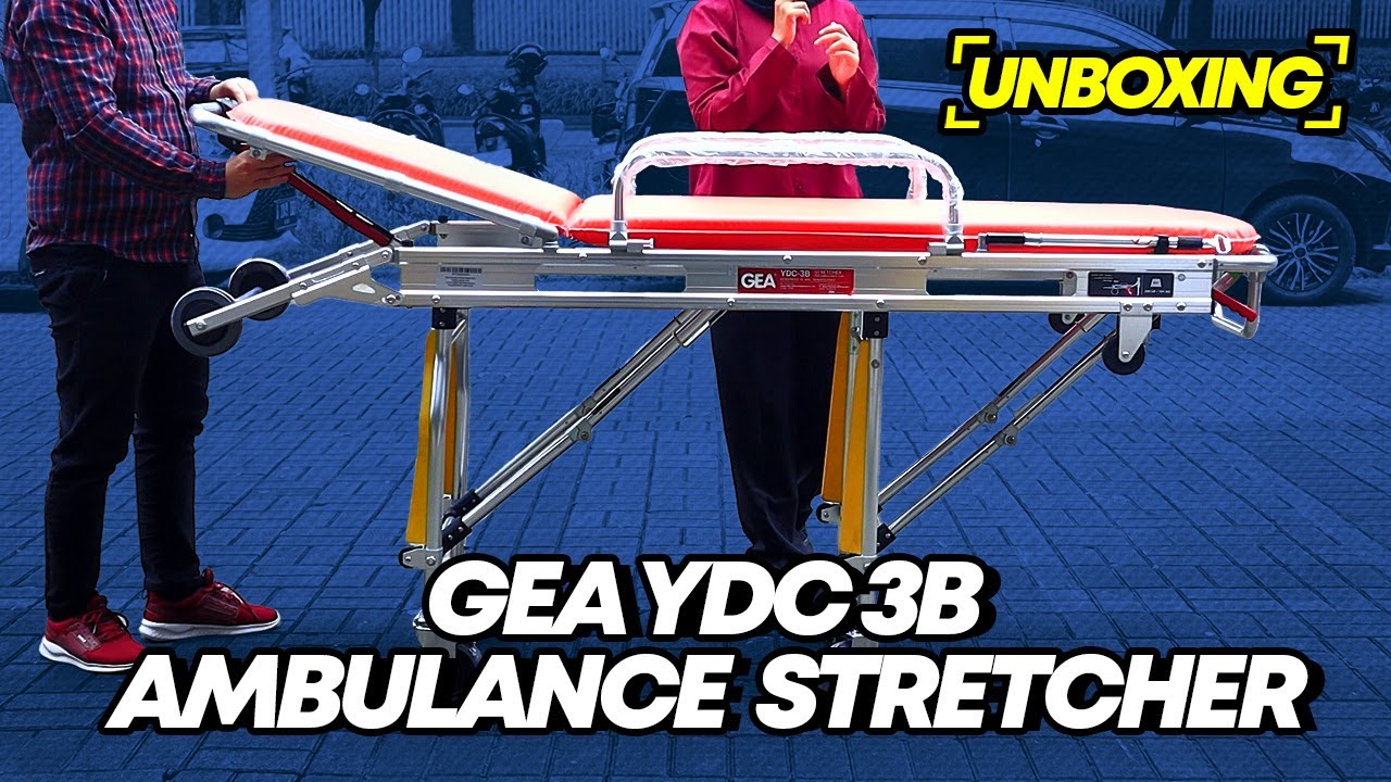 CARA MENGOPERASIKAN TANDU GEA YDC 3B STRETCHER AMBULANCE UNTUK EVAKUASI KORBAN