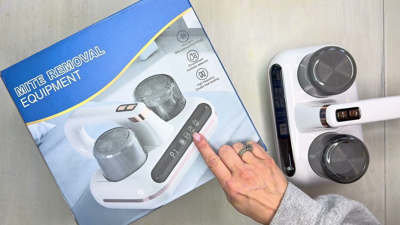 Пылесос для матрасов Amzany Bed Mattress Vacuum Cleaner — УФ-фильтр, HEPA-фильтр и мощность всасы...