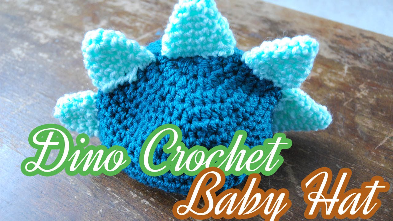 Crochet Dino Wedge Hat