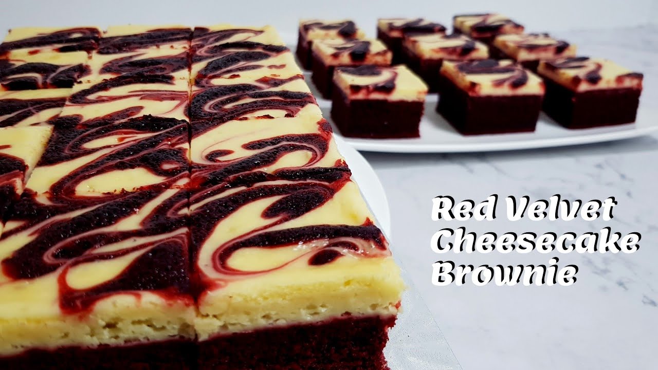 Red Velvet Cheesecake Brownie | Rahiza Dorah