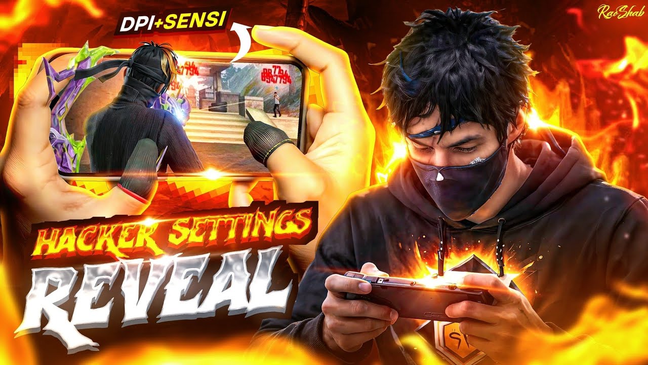 🤯HACKER⚙️ SETTINGS REVEAL🥵📲SENSTIVITY+HUD+DPI🤯|| RAOSHAB FF