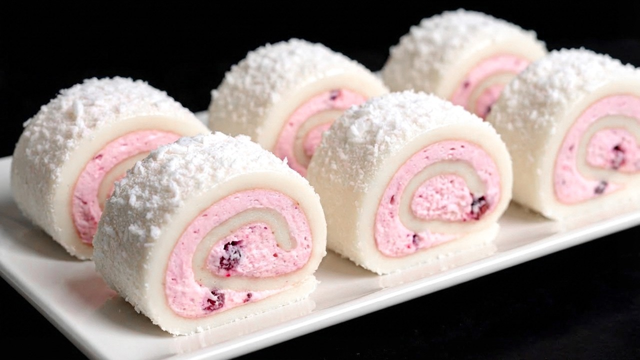 Смешайте молоко и клубнику! Этот десерт, не требующий выпечки, очень легко приготовить!