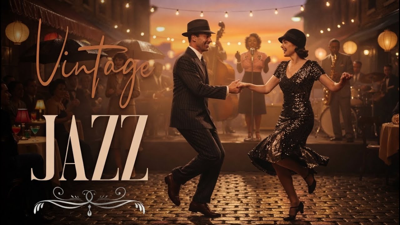 Moonlit Balcony Jazz ☕ &ndash; Soft Vintage Jazz for Relaxation | Jazzamor