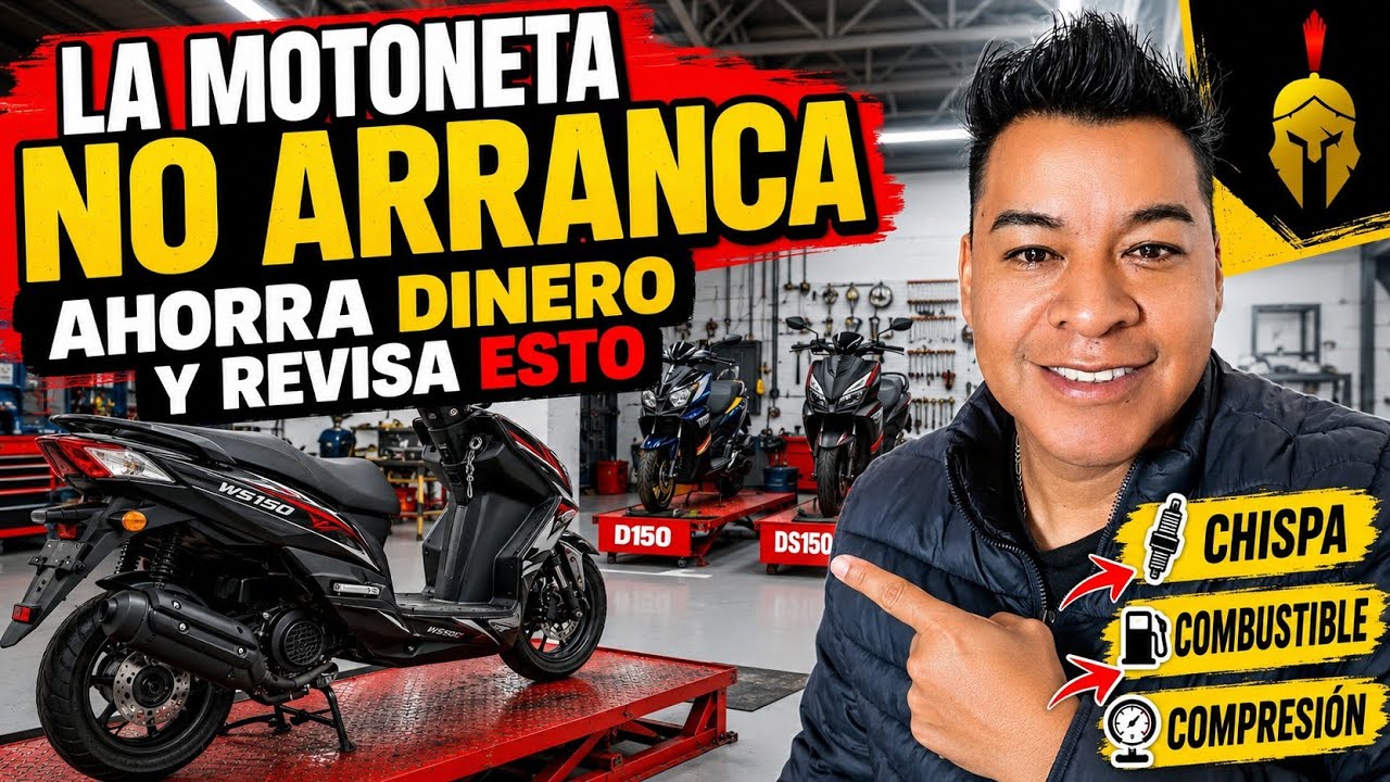 Mi motoneta no enciende ¿qué reviso?