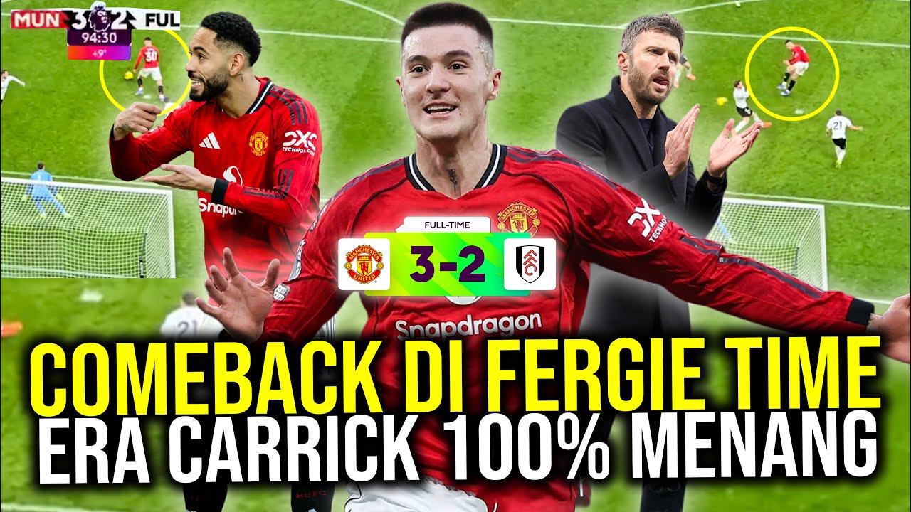 FERGIE TIME! DRAMA VAR HINGGA GOL MENIT AKHIR SESKO 100% KEMENANGAN MU ERA CARRICK