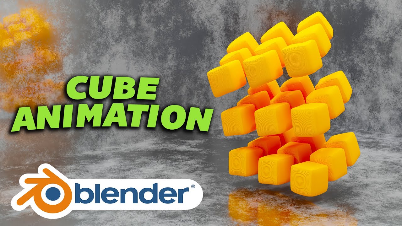 Tutorial: Animating Cube in Blender EASY