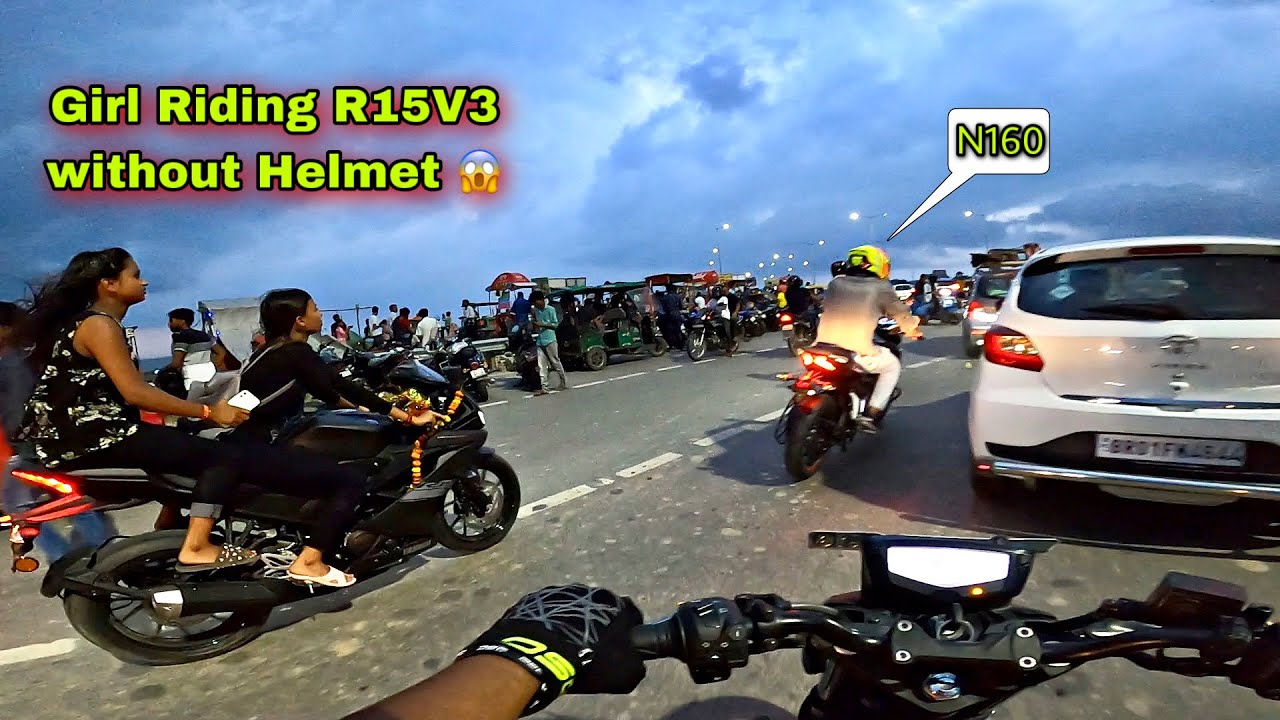 PULSAR N160 vs APACHE 160 4V | Street Race with Close Calls | Dhakka marna pada N160 ko 🥲