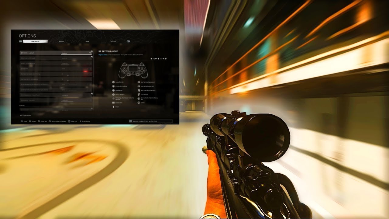 Sniper Movement 👑 + BEST Warzone Controller settings for Better Movement/Aim (PS4/PS5/PC)