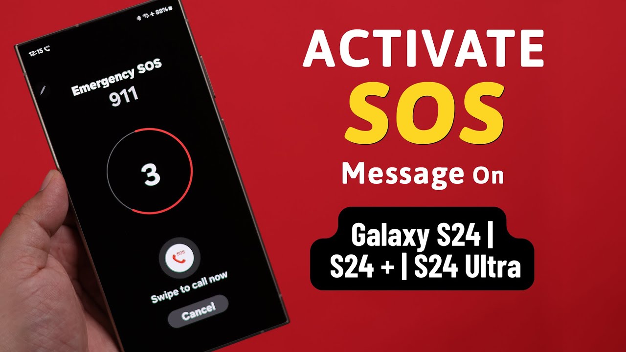 Galaxy S24 Ultra/Plus: How to Enable Emergency SOS Contact Information!