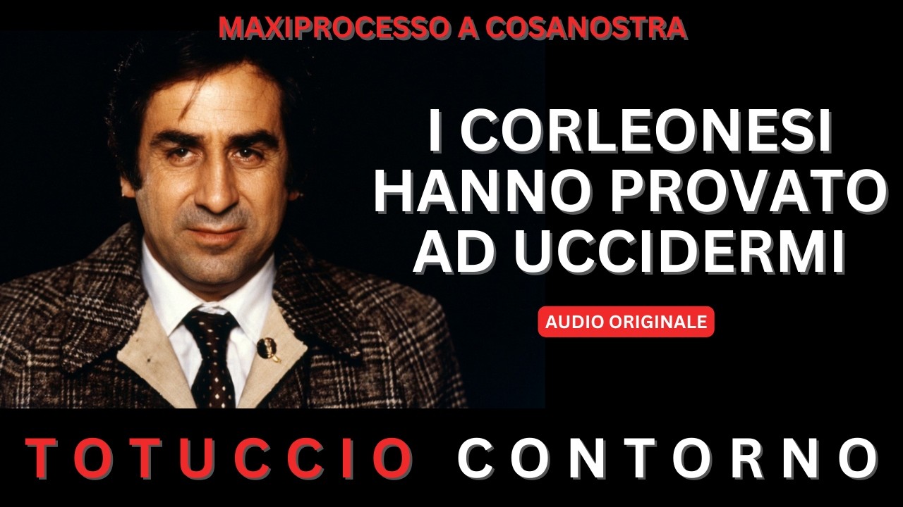 PINO GRECO VOLEVA AMMAZZARMI SU ORDINE DI TOTO RIINA: TOTUCCIO CONTORNO AL MAXIPROCESSO EP1