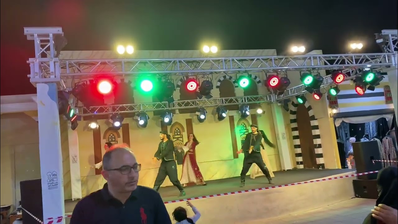 من أروع العروض الدبكة الشامية في مهرجان الشيخ زايد التراثي