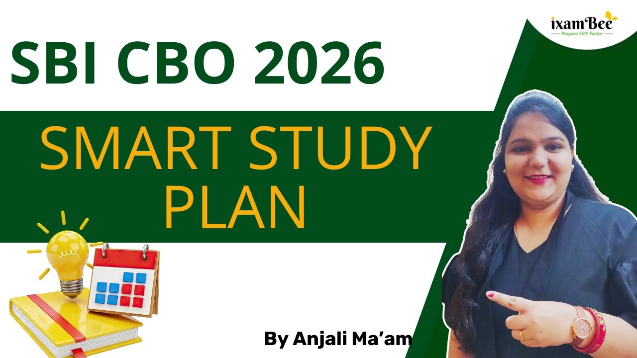 SBI CBO 2026 | Smart Study Plan