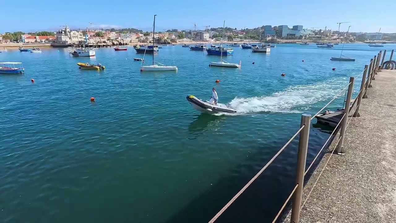 ☀️ Morning Walk in Cascais Marina | Hot Summer Vibes 🇵🇹