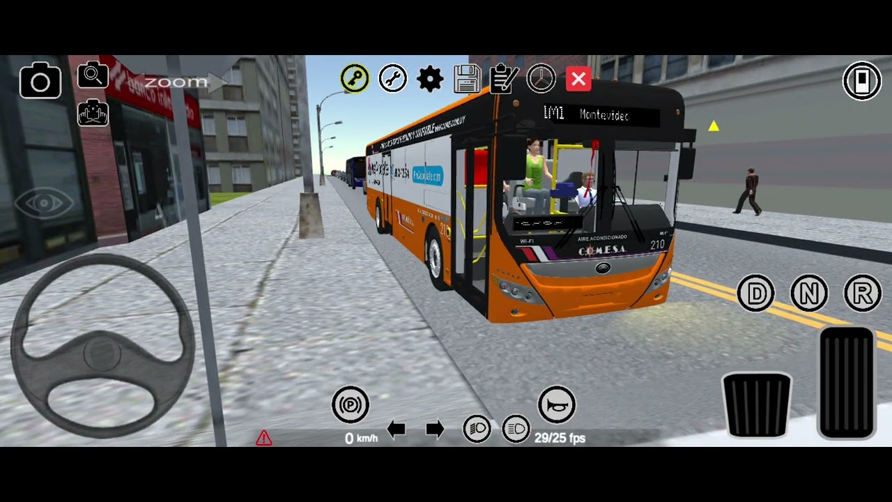 1M1 Montevideo Semi directo en mapa aricunva pbsu