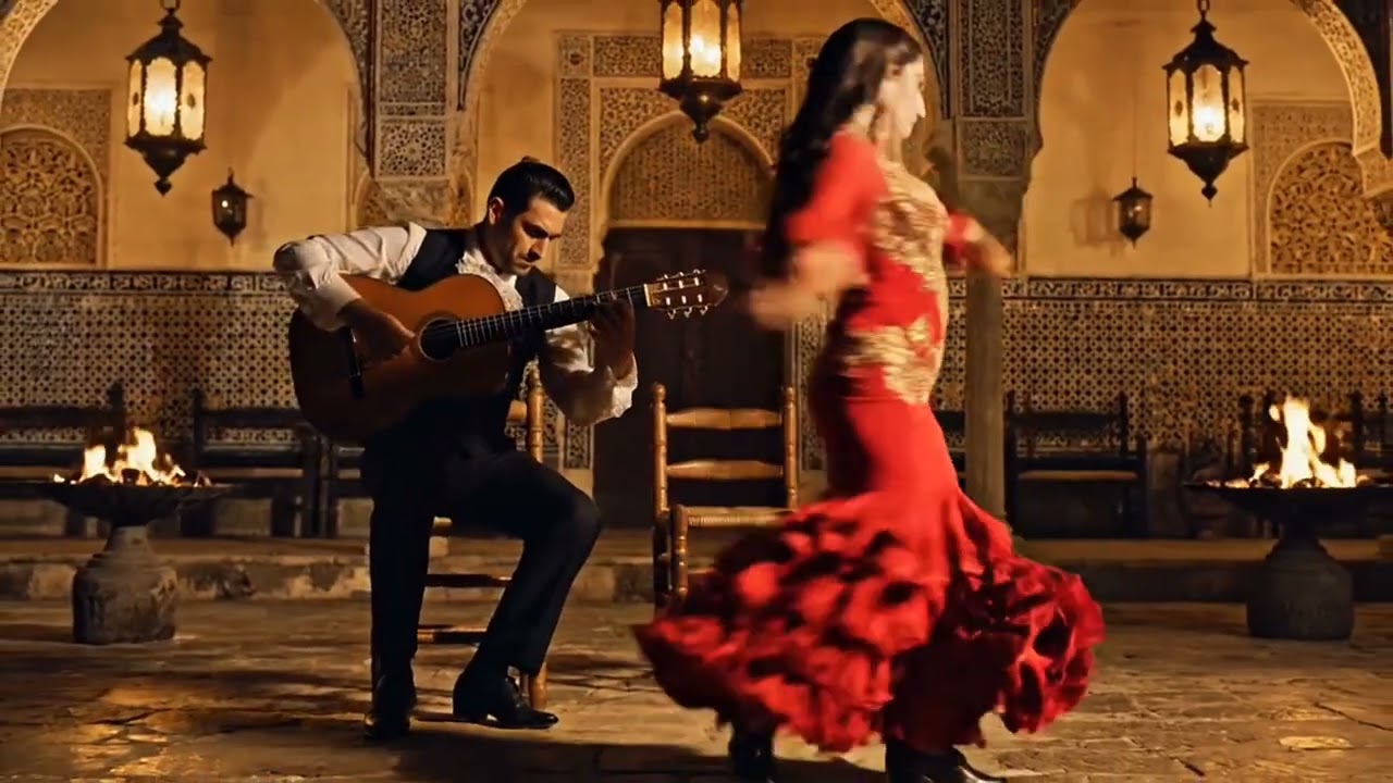 Spanish Flamenco Guitar & Arabian Salsa — Exotic Fusion Rhythm