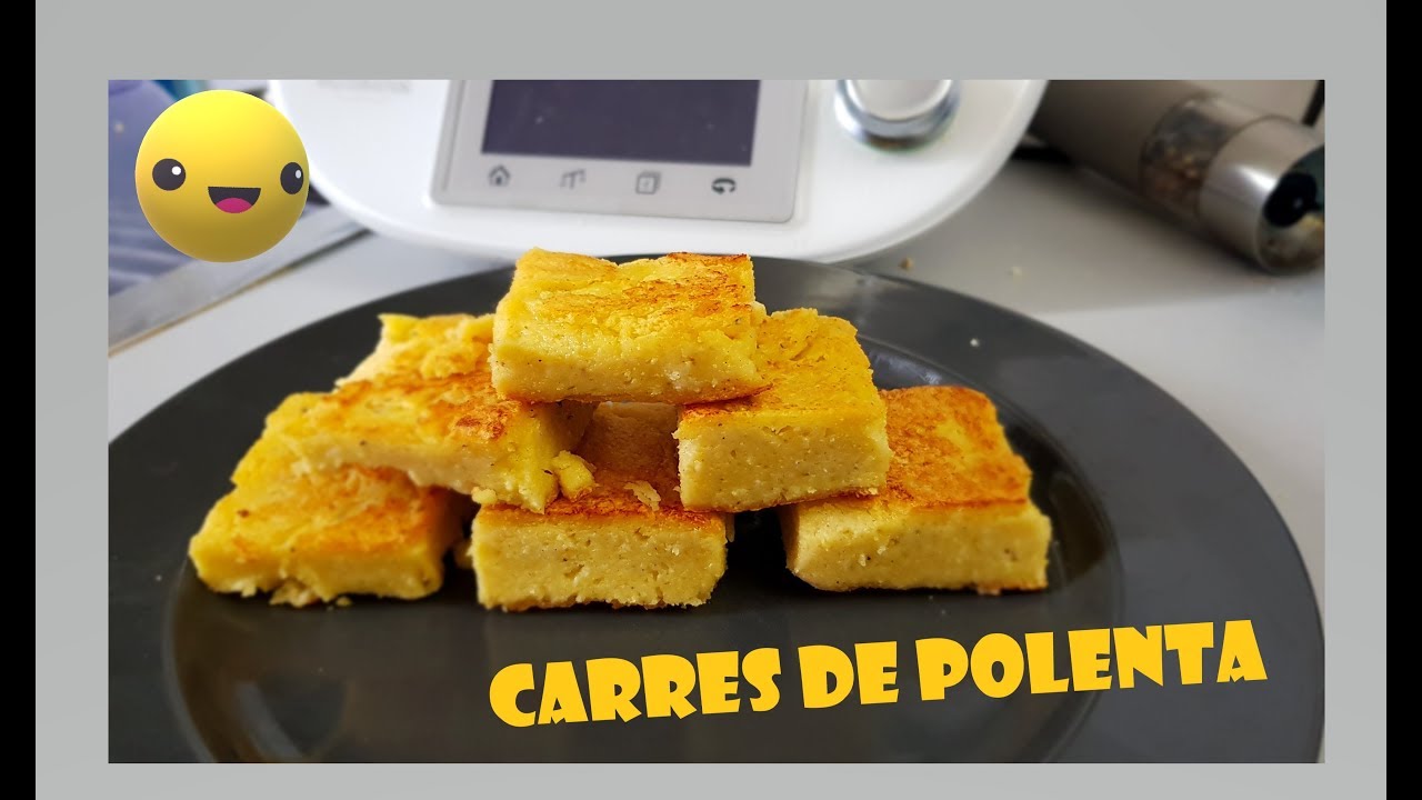 CARRES DE POLENTA AU THERMOMIX