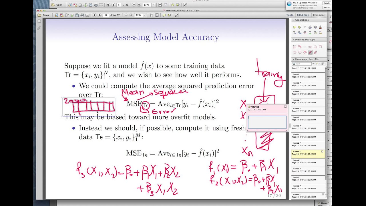 Lecture 1 - Part b - Statistical Learning with Applications in R