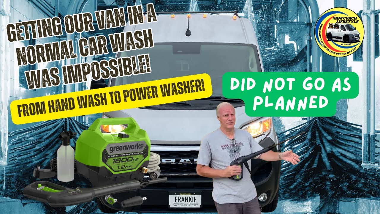 We Tried a $100 Pressure Washer on Our RV — Here’s What Happened!