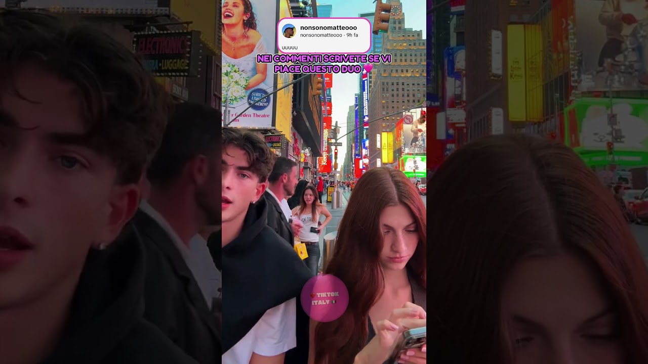 MATTEO ROBERT E NICKY PASSERELLA INSIEME A NEW YORK! #shorts #tiktok #perte #neiperte