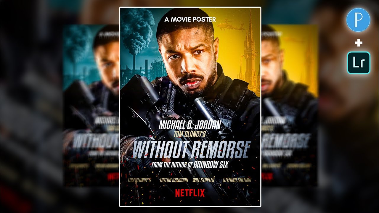 Movie Poster Design on Mobile | PixelLab + Lightroom App