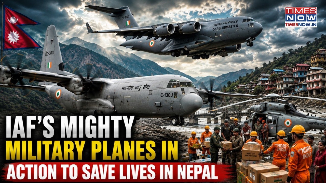 Nepal Flood: Indian Air Force's C-130 Hercules, C-17 Globemaster Buzzing With Action To Save Lives