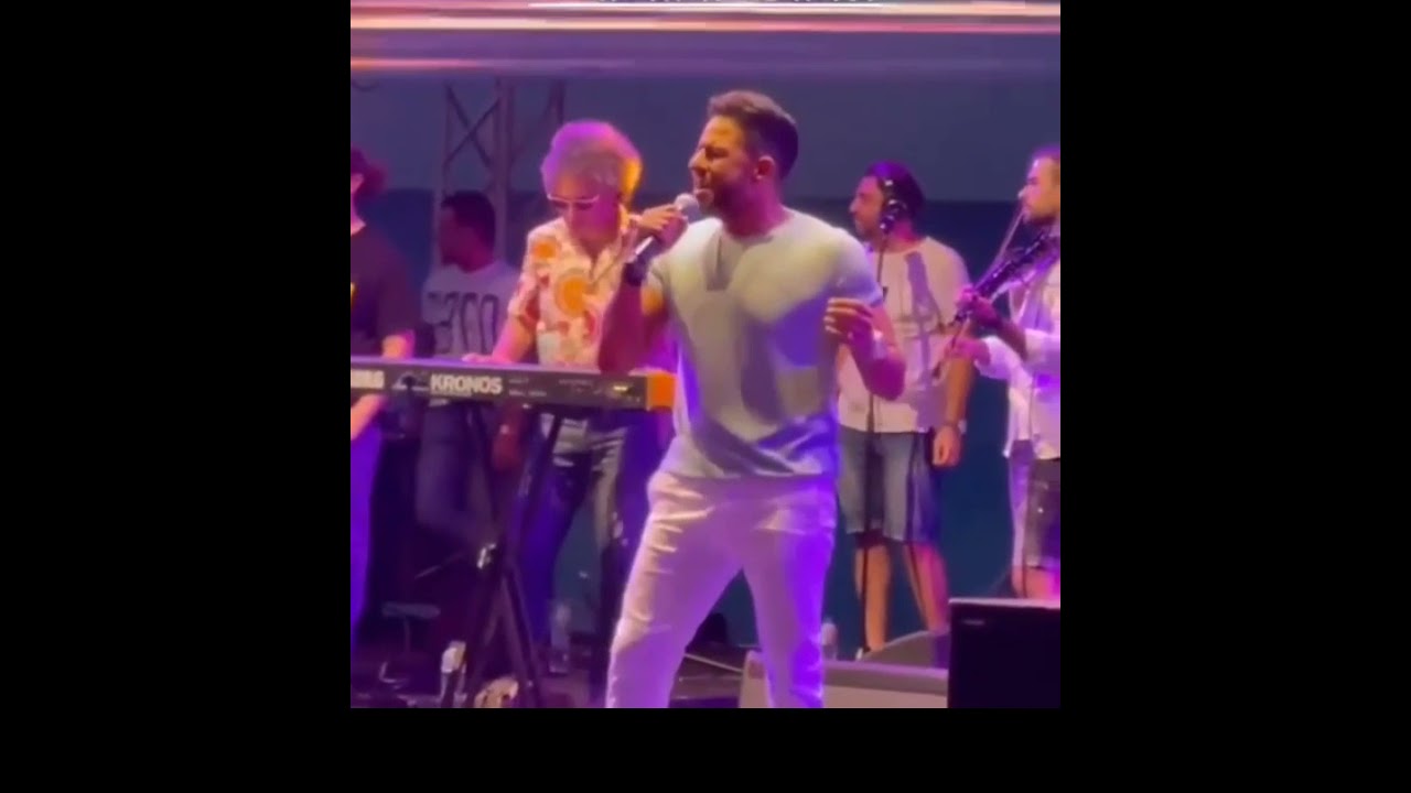 شاهد حفل حماقي اليوم 🔥 من الساحل الشمالي بحضور زوجته وابنته