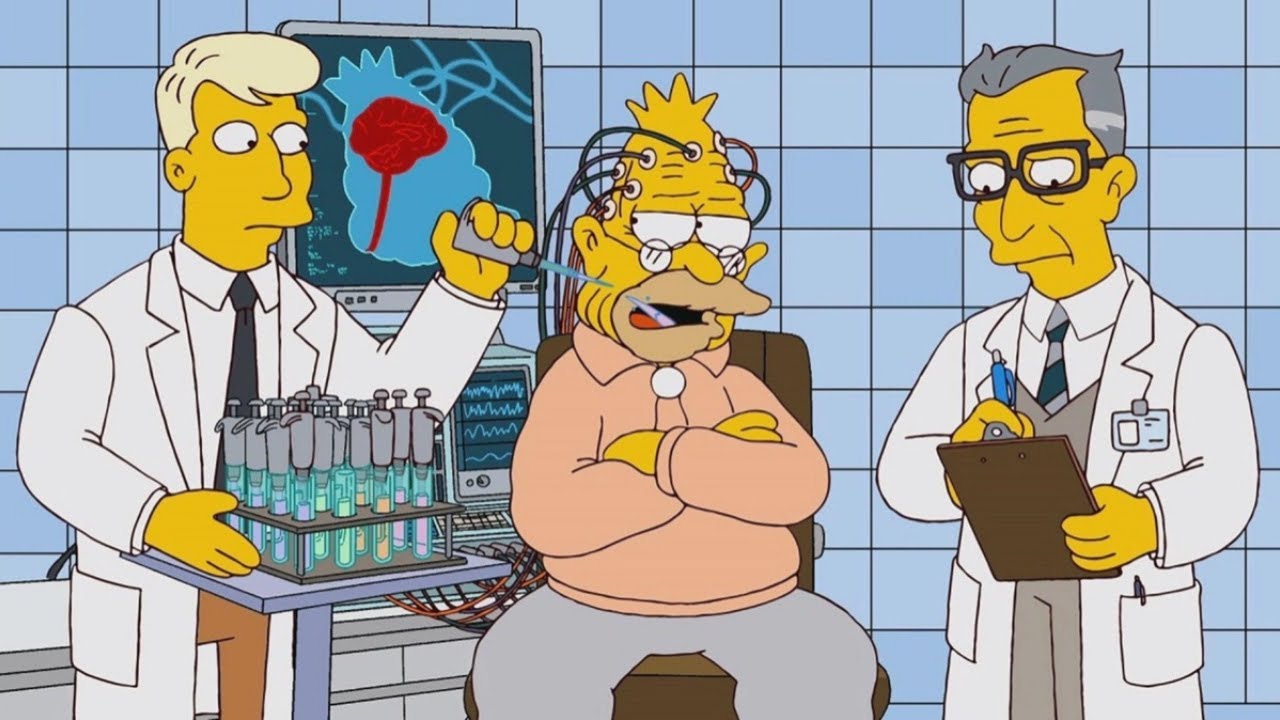 Every Werner Herzog Character in The Simpsons