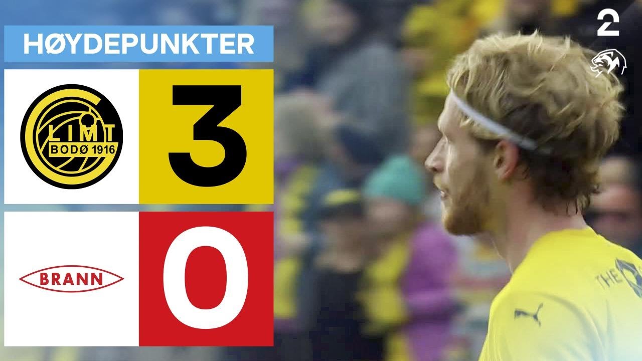 Bodø/Glimt 3 - 0 Brann - Høydepunkter