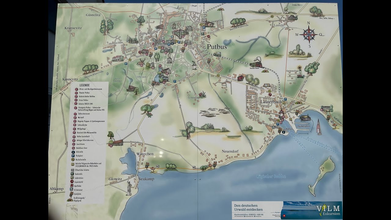 Putbus auf Rügen in 4k
