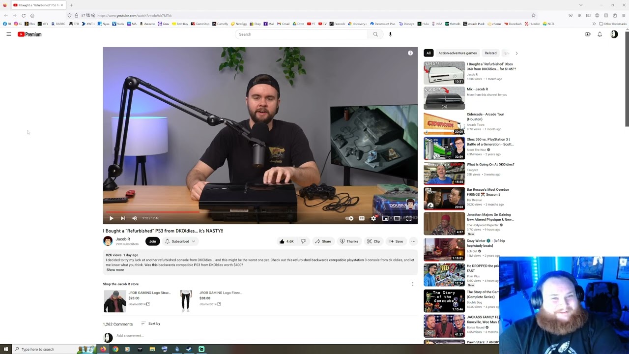 DKOldies: Jacob R PS3 Reaction (RAW REACTION!)
