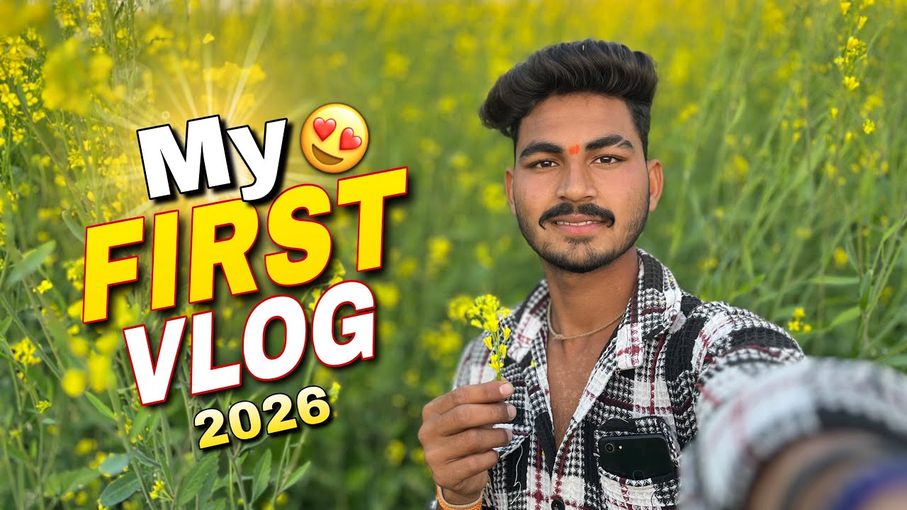 MY FIRST VLOG ||  2026 🥺