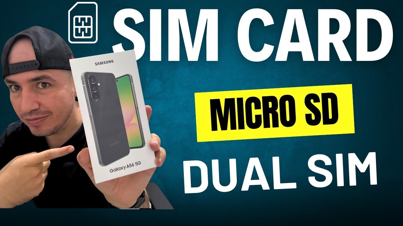 📲 Como PONER o INSTALAR SIM DUAL y MicroSD en SAMSUNG GALAXY A56 5G ✅ Paso a Paso