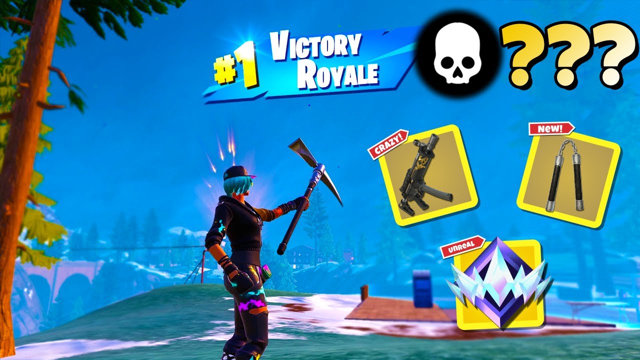 High Elimination Unreal Ranked Solo Win Gameplay (Fortnite Chapter 5 Zero Builds)