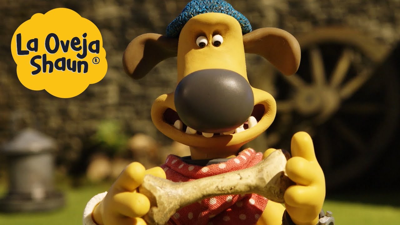 La Oveja Shaun 🐑 hueso grande 🐑 Dibujos animados para niños