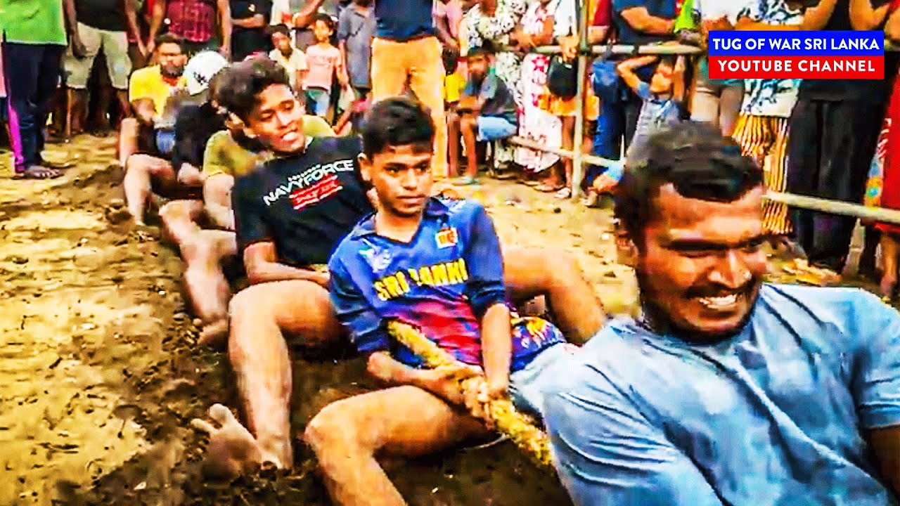 Beach Battle Tug of War 🌊🔥 | Ganemulla vs Angulana Showdown!