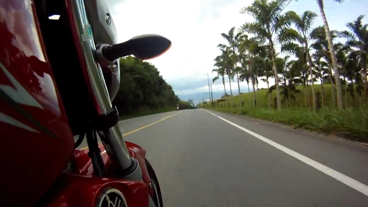 Probando GoPro en Yamaha FZ16