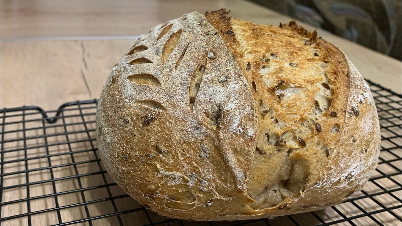 Хліб Грей гречаний с насінням льону #хлібназаквасці #bread