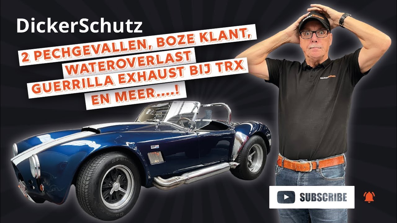 Twee pechgevallen | Wateroverlast | Boze klant | Guerrilla Exhaust bij TRX | DickerSchutz Weekly