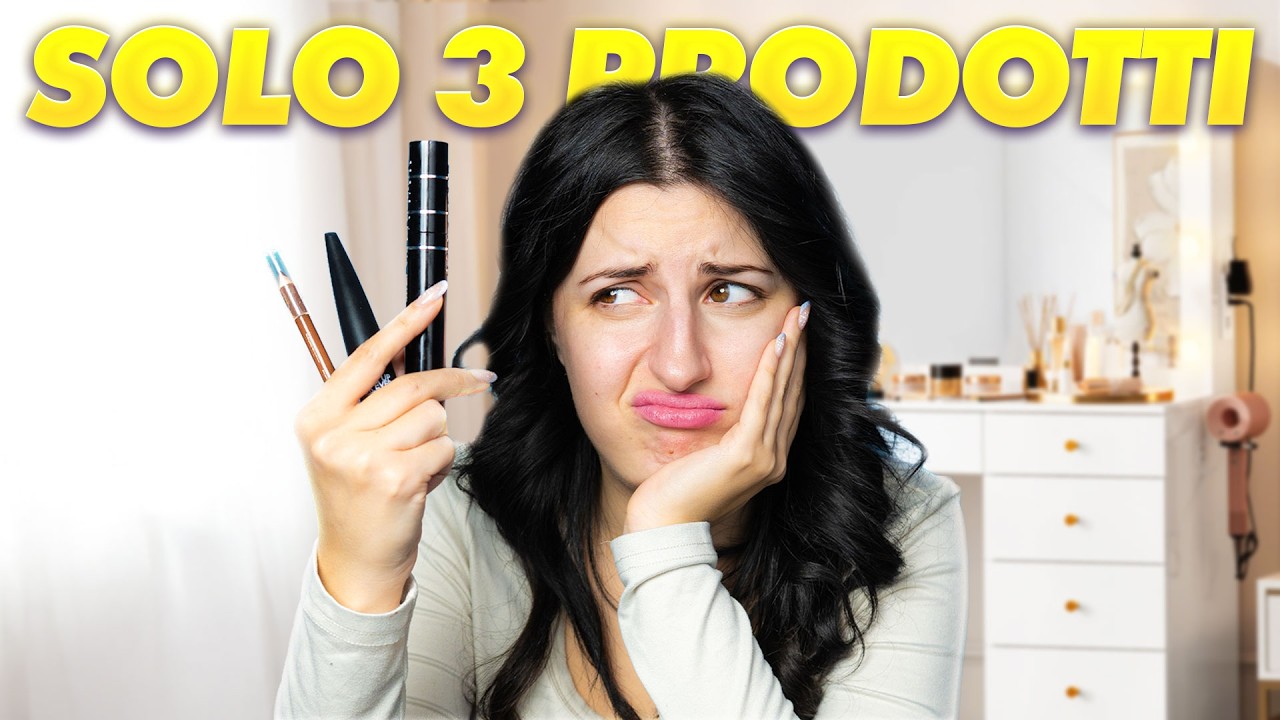 MI TRUCCO CON SOLO 3 PRODOTTI 👾😳