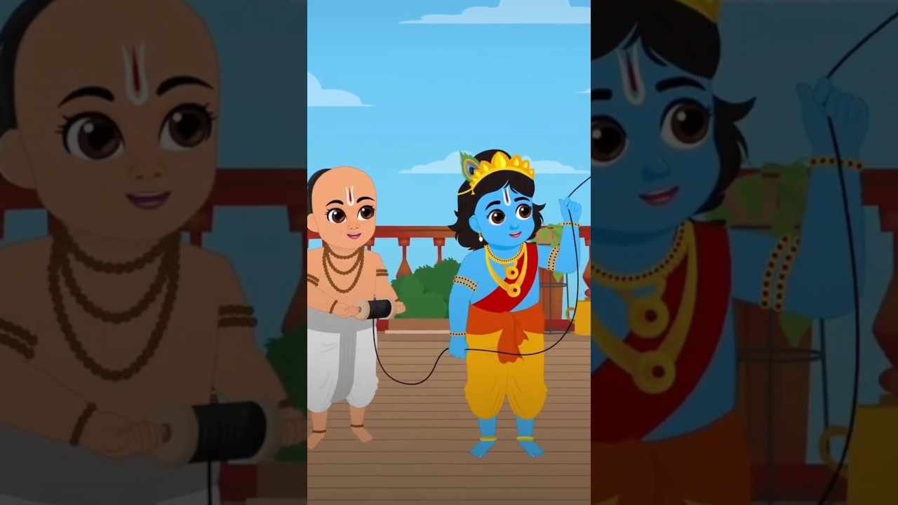 Radhe krishna Kite fight radhe is win cute scene 