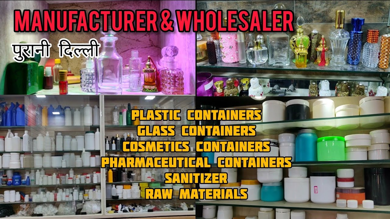 Wholesale Market of Plastic Containers | Packing Material of Cosmetics, Pharmaceuticals, Cleaner