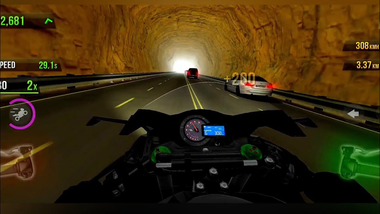 Traffic Rider Gameplay | Black Ninja H2: Endless Desert High Speed! 🏍️🔥
