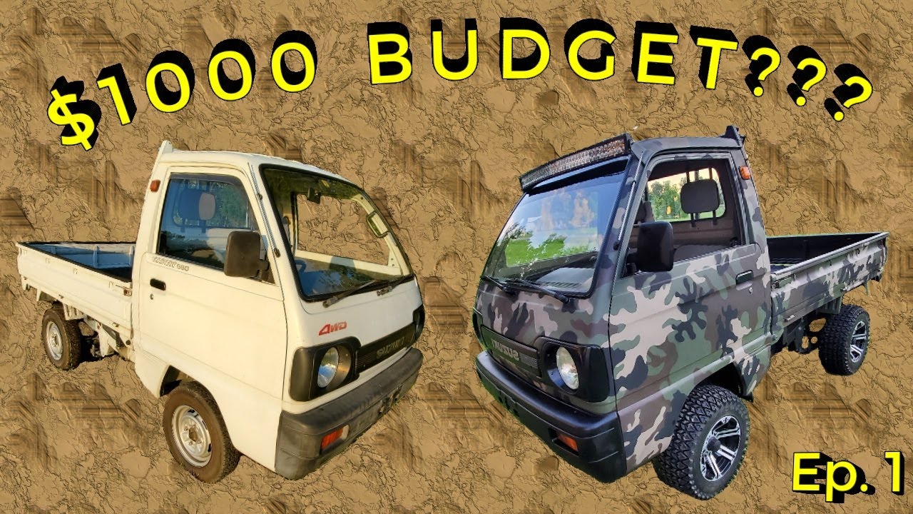 TRANSFORM YOUR KEI TRUCK FOR LESS THAN $1000!!! SUZUKI CARRY 660 UPGRADES, JAPANESE MINI TRUCK