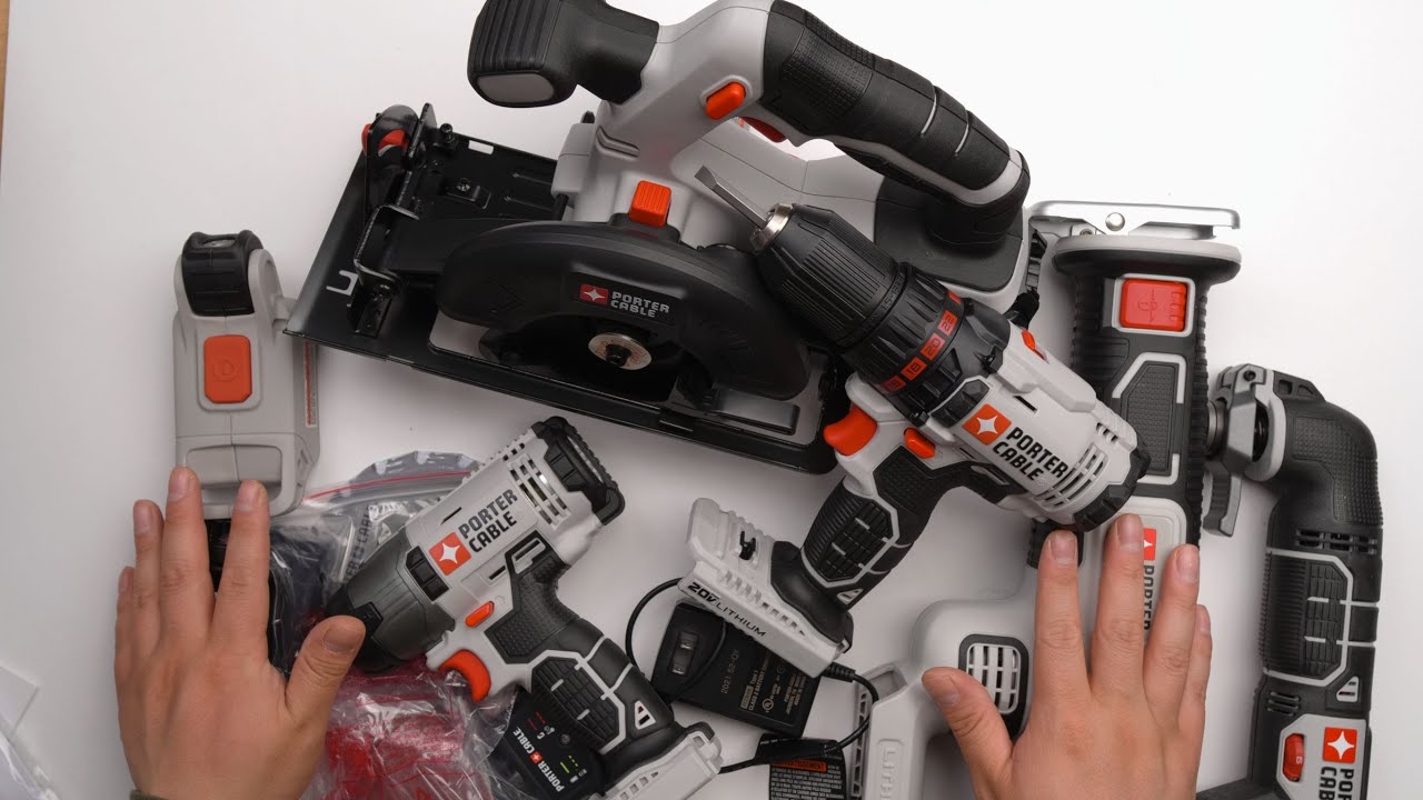 Full Review:PORTER-CABLE 20V 6-Tool Cordless Drill Combo Kit