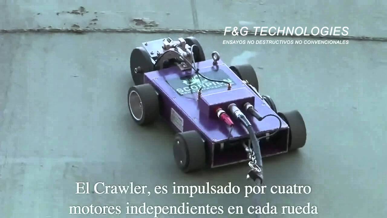 Servicio de Inspección remota de Tanques por Ultrasonido - Crawler Scorpion B-Scan