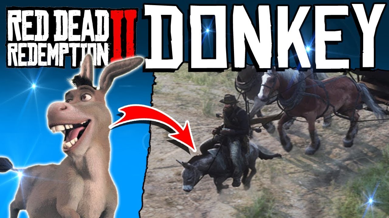 Red Dead Redemption 2: How To Tame & Keep A DONKEY! (SUPER FAST & EASY)